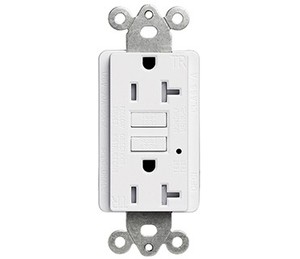 Keygma US Standard TR WR 20A 125V GFCI presa a muro con 2 prese a corrente alternata - Product Image 2