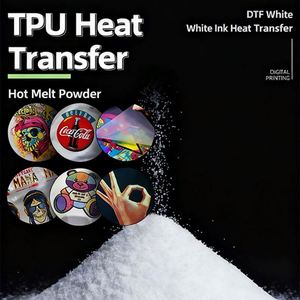 <b>White</b> Hot Melt Powder for Dtf <b>Printers</b> Heat Transfer Printing Material - Product Image 3