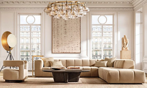 Customization Nordic Style Brass Chandelier <strong>Light</strong> Round Pendant Ceiling <strong>Light</strong> <strong>Fixture</strong> for Dining or Living Room - Product Image 6