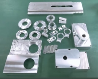Pièces de fraisage CNC personnalisées de précision, anodisation, adaptateur de base de montage de broche en alliage d'aluminium