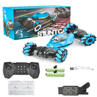 2,4 Ghz Control remoto a mano RC Stunt Car 4 WD Transform Road Twister Cars Gesture Sensing RC Cars Niños Niñas Juguete