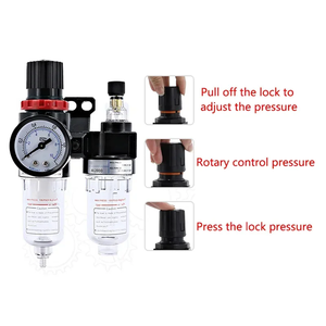 Afc2000 G1/4 Máy nén khí dầu và tách nước Bộ lọc không khí giảm van áp suất được sử dụng để afr2000 + al2000 - Product Image 3