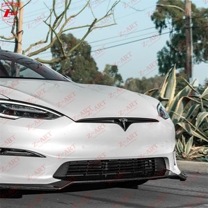 Z-ART pour modèle S en Fiber de carbone Frontlip pour modèle S en Fiber de carbone Spoiler avant pour Tesla modèle S <span class=keywords><strong>Plaid</strong></span> 2021 + - Product Image 6
