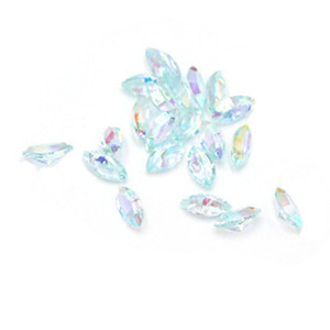 Ab Resin <b>Nail</b> Art Rhinestones 4x8mm Marquise Flat Back Bling Diy Crystal <b>Stickers</b> - Product Image 5