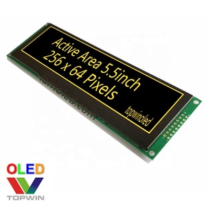 Topwin OLED màn hình <span class=keywords><strong>5</strong></span>.<span class=keywords><strong>5</strong></span> ''<span class=keywords><strong>5</strong></span>.<span class=keywords><strong>5</strong></span> inch <span class=keywords><strong>5</strong></span>.<span class=keywords><strong>5</strong></span> inch 256x64 pixels màu xanh 16 màu xám quy mô mô-đun ssd1322 tw56640560a01 với PCB board - Product Image 4