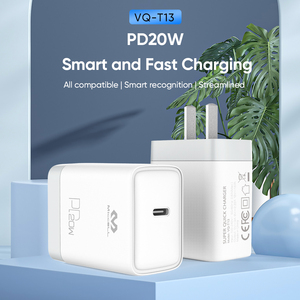 Miccell pengisi daya perjalanan tipe C, untuk <span class=keywords><strong>Iphone</strong></span> 11 pengisi daya Tipe c pengisian cepat PD 20W adaptor Eu colokan AS pengisi daya perjalanan untuk <span class=keywords><strong>iphone</strong></span> - Product Image 3