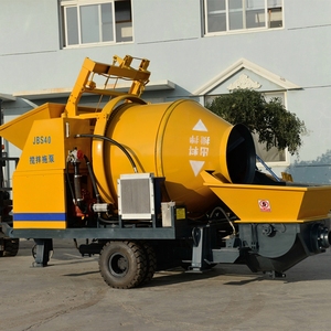 Mezcladora de Concreto Móvil Pequeña con Bomba, Nueva Mezcladora de Concreto Todo en Uno Tipo <span class=keywords><strong>Remolque</strong></span>, Fabricada en China - Product Image 5
