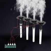 Module d'humidificateur à quatre jets avec interface TYPE-C sans interrupteur, atomiseur ultrasonique, panneau de contrôle d'atomisation DC5V, bricolage
