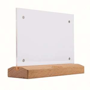 Wholesale Custom Double Sided Acrylic <b>Table</b> Stand Sign Menu <b>Card</b> Holder Display Stand - Product Image 4