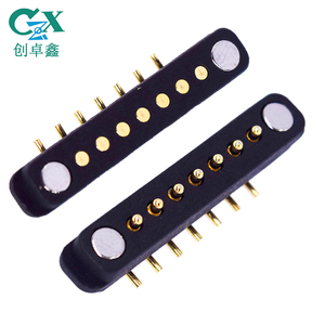 Waterdicht 10Mm Cirkelvormige Pogo Pin 12Mm 2pin Connector 7 Pcb Magnetische Connector Led - Product Image 3