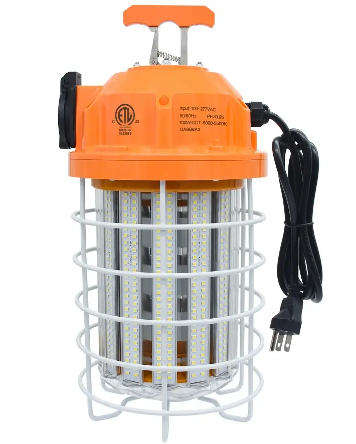Lampu kerja led baru 12v grosir 80W 100W 120W 150W lampu kerja cob portabel lampu kerja konstruksi garasi penggunaan penerangan jalan