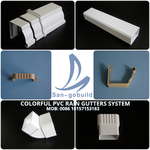 Gouttière <span class=keywords><strong>de</strong></span> toit en PVC carrée pour l'évacuation des eaux <span class=keywords><strong>de</strong></span> <span class=keywords><strong>pluie</strong></span> - Product Image 5