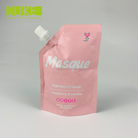 Emballage de soin de la peau rechargeable écologique biodégradable personnalisé, pochette en mylar avec bec verseur pour savon liquide, huile corporelle, lotion
