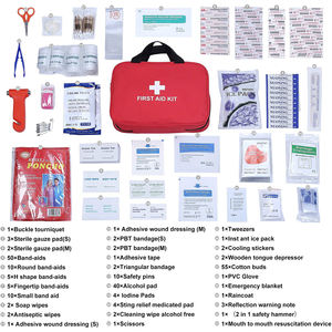 Kit di pronto soccorso <span class=keywords><strong>professionale</strong></span> per casa, auto o lavoro: più forniture mediche di emergenza per campeggio, caccia, escursioni all'aperto - Product Image 2