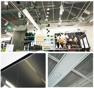 Mở rộng trang trí kim loại lưới trần kim cương-Lỗ bột bọc thép carbon Màn hình đục lỗ kỹ thuật cho sử dụng khác nhau - Product Image 2