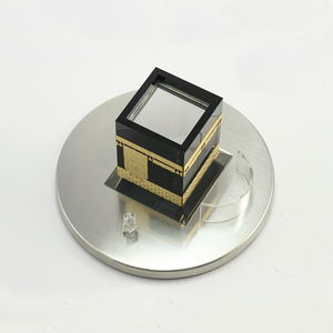 Musulman islamique en cristal cadeaux Mecque horloge tour Kabba modèle de construction pour décorer des cadeaux - Product Image 1