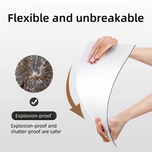 Espejo Acrílico Moderno Irrompible en Oferta, Adhesivo de Pared sin Marco, Personalizable, Impermeable, Decoración para Baño - Product Image 4