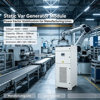 Generador de Var Estático SVG, Gabinete de Corrección Dinámica del Factor de Potencia, Compensación de Corriente Reactiva para Distribución Industrial