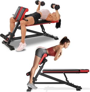 Chaise romaine 4 en 1 Besster avec <span class=keywords><strong>banc</strong></span> de musculation réglable, <span class=keywords><strong>banc</strong></span> de musculation pour exercices de musculation complète du corps, équipement de fitness - Product Image 1