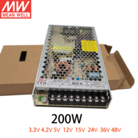 Alimentation à découpage AC-DC MEAN WELL LRS 35W-1200W SMPS, sorties 5V 12V 15V 24V 36V 48V pour applications industrielles LED