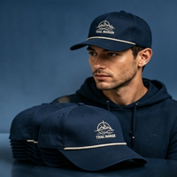 Gorra de Béisbol Deportiva Unisex de Alta Calidad con Logotipos Bordados Personalizados, Ajustable con Cuerda, Protección Solar, a la Moda