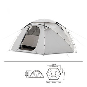 Tente de <span class=keywords><strong>camping</strong></span> de style dôme géodésique personnalisée OEM, 4 saisons, imperméable, coupe-vent, tente dôme d'expédition en plein air - Product Image 2