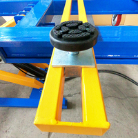 Machine de réparation de châssis de voiture en acier WT L-10, redresseur de carrosserie automobile, table de travail mobile de 4200 mm, banc de 250-1500 mm