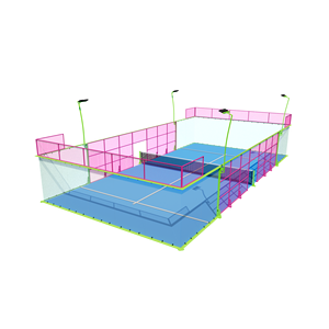 สนามแพเดิลกลางแจ้งระดับพรีเมียม วิวพาโนรามา หญ้าเทียมสีน้ำเงิน หนา 12 มม. - Product Image 3