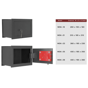 Mật khẩu kỹ thuật số điện tử an ninh điện nhà ổ cắm nhỏ trong treo tường mini bí mật thép ẩn Tường An toàn hộp với mã - Product Image 3