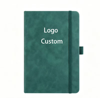 Carnet de notes A5 personnalisable en cuir PU rigide avec élastique et attache stylo pour l'école, les voyages, les affaires, cadeau, vente en gros