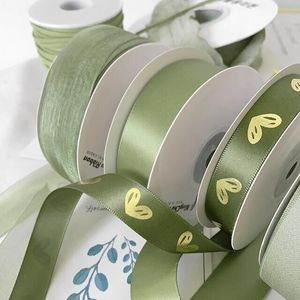 Cinta de Raso Estampada de Doble Cara de Color Sólido para Regalos de Navidad al por Mayor - Product Image 4