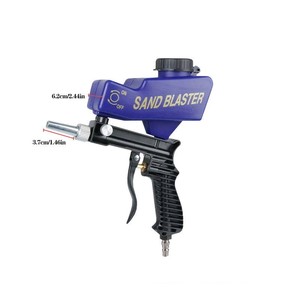 Small Pneumatic <b>Sandblasting</b> Gun for Household Use Portable Metal Decontamination Renovation Tool Customized OEM Support - Product Image 4