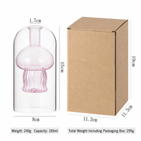 Diffuseur d'arômes sans flamme en forme de méduse, à huile essentielle, style Simple Wind Vine, parfum premium, pour la maison, en verre, ornement décoratif