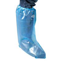 Protège-chaussures jetables pour le ménage, imperméables, transparents, en plastique, pour chaussures à talons hauts