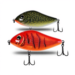 Howell OEM 3D imprimé <span class=keywords><strong>Jerk</strong></span> appât naufrage lent brochet leurre de pêche 60-100mm Motion <span class=keywords><strong>Buster</strong></span> ABS plastique dur appâts crochets pour rivière - Product Image 4