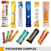 Machine d'emballage automatique de 10ml de bâton de sauce Poria Cocos Sachet liquide visqueux de pâte de nèfle de poire d'automne miel