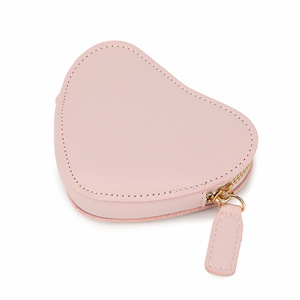 Porte-monnaie personnalisé en cuir Pu pour femme, porte-monnaie joyeux saint-valentin, Logo personnalisé, en forme de cœur - Product Image 6