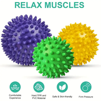 6,8 cm Stacheliger Massage ball-Yoga-spezifisch, Aku punkts timulation, Muskel entspannung und Bewegung