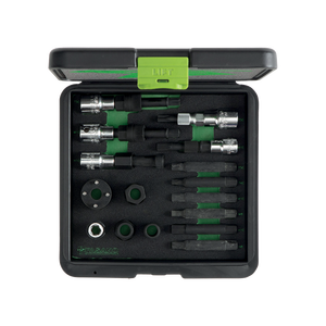 Juego de Llaves de Tubo Pasano de 17 Piezas, 1/4 de Pulgada, Acero al Cromo Vanadio, con Estuche Rígido, para Herramientas de Reparación Automotriz - Product Image 1