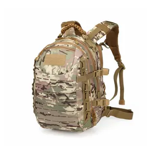 حقيبة ظهر تكتيكية عسكرية قابلة للتوسيع صغيرة خفيفة الوزن حقيبة ظهر للهجوم 25L مول مكافحة علة خارج حقيبة