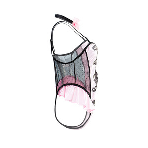 Uniforme de Cosplay de Alta Calidad, Lencería Sexy, Disfraz de Sirvienta, Conjunto de Lencería Transparente con Encaje Sexy para Mujer, Talla Grande - Product Image 5