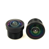 Objectif 3MP 1.49mm F2.0 M12 180 °   Vision nocturne IR FOV pour caméra de sonnette intelligente (-20 ℃ ~+80 ℃ )