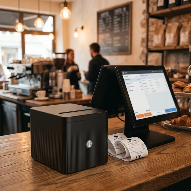 CSN-806 80mm POS Thermal Receipt Printer 250mm/s Auto Cutter USB LAN WiFi for Coffee Shop Cafe Restaurant