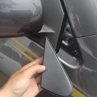 Support de rétroviseur de voiture, panneau triangulaire décoratif pour Toyota RAV4 2007 2008 2009 2010 2011 2012 XA30, accessoires auto 2005 2006