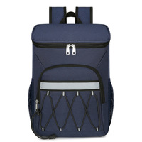 Sac à dos isotherme multicouche, sac de pique-nique portable, sac à dos isotherme pour les voyages en plein air, grande capacité, multi-poches