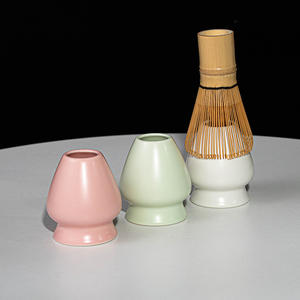Modern Design Ceramic Matcha Tool Set Japanese Matcha Bowl Set with Spout Bowl Tea Whisk Hundred <strong>Books</strong> Stand - Product Image 1