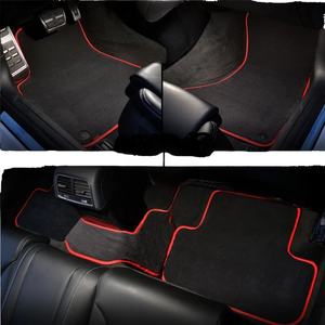 Ensemble complet de luxe Noir Pas cher 5 pièces Tapis de sol en velours de nylon Tapis de sol de voiture pour <span class=keywords><strong>Audi</strong></span> A1 A2 A3 A4 A5 A6 A7 A8 - Product Image 1