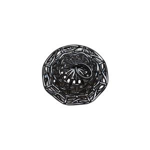 Colgante de Plata S925 Hecho a Mano con Forma de Sombrero de Pescador Barroco, Versátil para Joyería DIY con Soporte Hueco 3985 Accesorio - Product Image 4