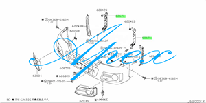Caravan Urvan E25 2007-2010 Support de pare-chocs avant Support de <span class=keywords><strong>défense</strong></span> avant urbain Guide de pare-chocs Support Auto 62210-VX50A 62211-VX50A - Product Image 5