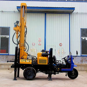 Machine de forage de puits d'eau de 200m de profondeur Machine de forage de puits d'eau pneumatique de compresseur d'air - Product Image 6